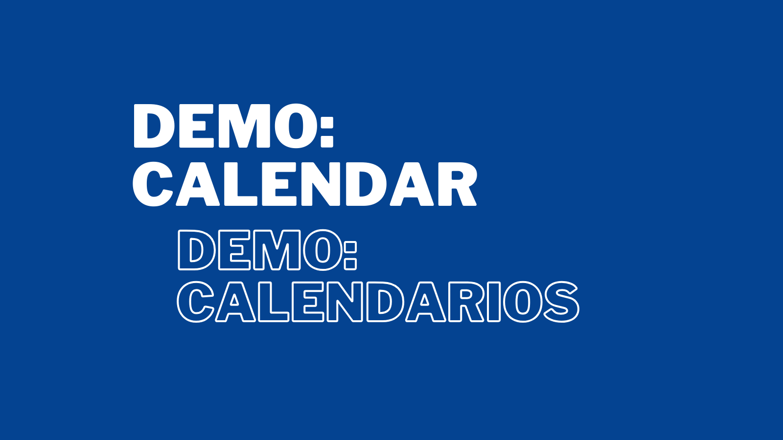 demo